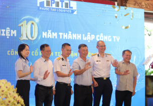 LỄ KỶ NIỆM 10 NĂM THÀNH LẬP CÔNG TY CỔ PHẦN TIẾP VẬN PHƯỚC TẠO 