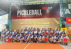 PHƯỚC TẠO THAM GIA GIẢI PICKLEBALL – KỶ NIỆM 25 NĂM THÀNH LẬP CÔNG TY VICEM