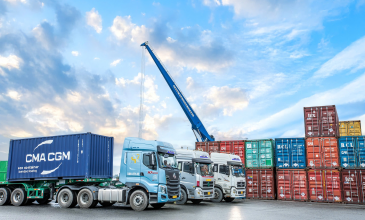 Vận chuyển hàng hóa từ kho đến kho