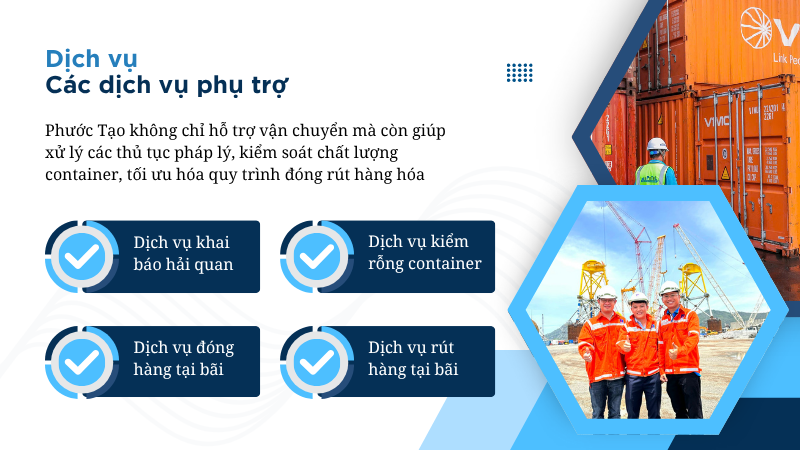 dịch vụ phụ trợ Phước Tạo